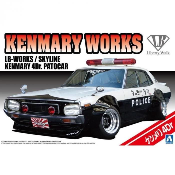 アオシマ】リバティーウォーク No.7)1/24 LBワークス ケンメリ4Dr