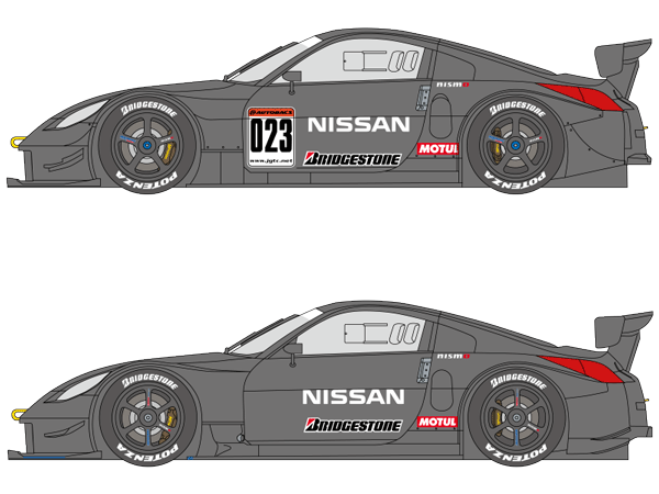 シュンコーモデル】D517)1/24 Zテストカー 2004-05 T社「ザナヴィ