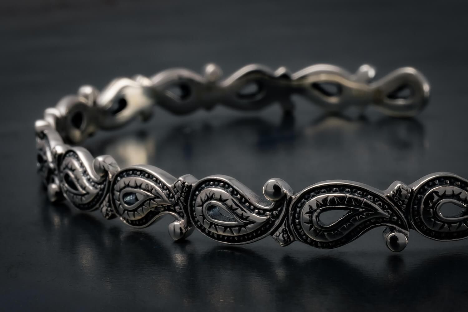 シルバー バングル 幅6mm 18cm いぶし加工 9-2664-01 シルバー バングル 幅6mm 18cm いぶし加工 9-2664-01