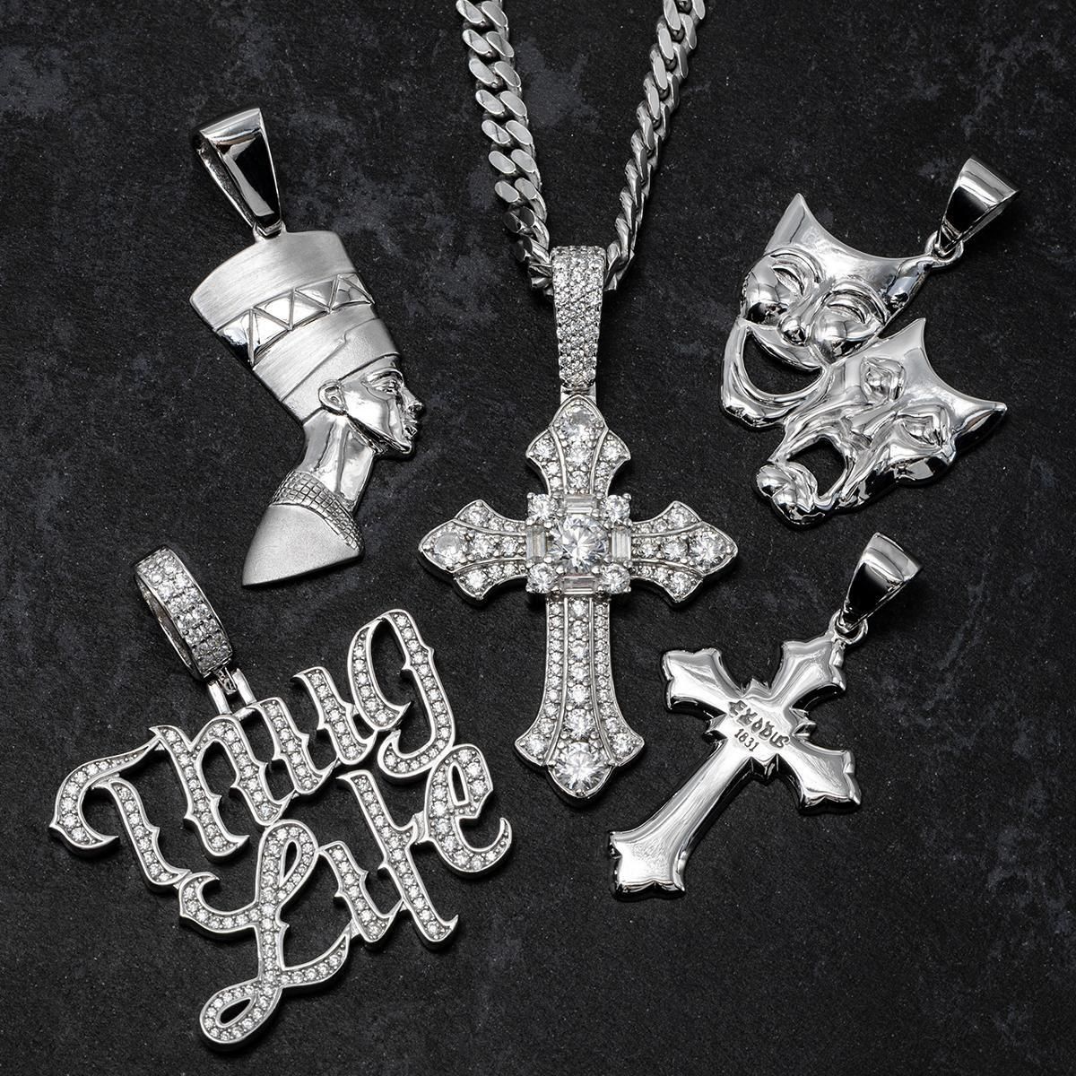 シルバー ネックレス&ペンダント 45cm-50cm 3-13244-01/080KF1D4HCM