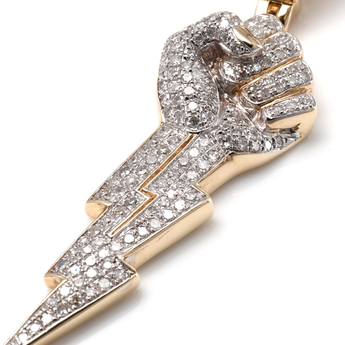 ダイヤモンド 10K イエローゴールド ペンダント P7264