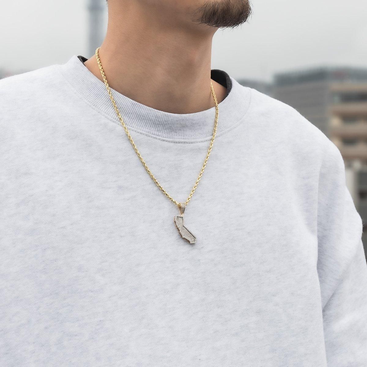 ダイヤモンド 10K イエローゴールド ペンダント - AVALANCHE ダイヤモンド 10K イエローゴールド ペンダント - AVALANCHE