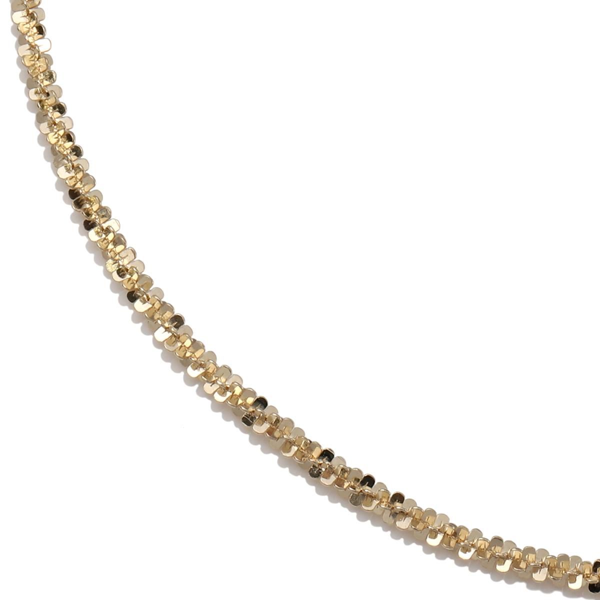 10K イエローゴールド ネックレス 幅2mm 35cm~55cm - AVALANCHE OFFICIAL STORE