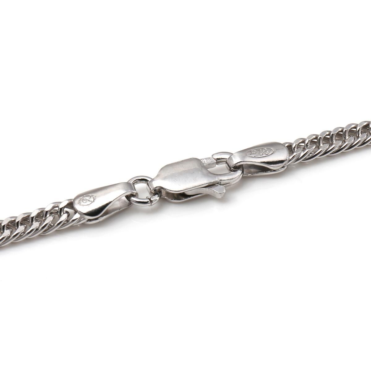 シルバー キューバンネックレス 幅3mm 40cm-70cm 060KKD2