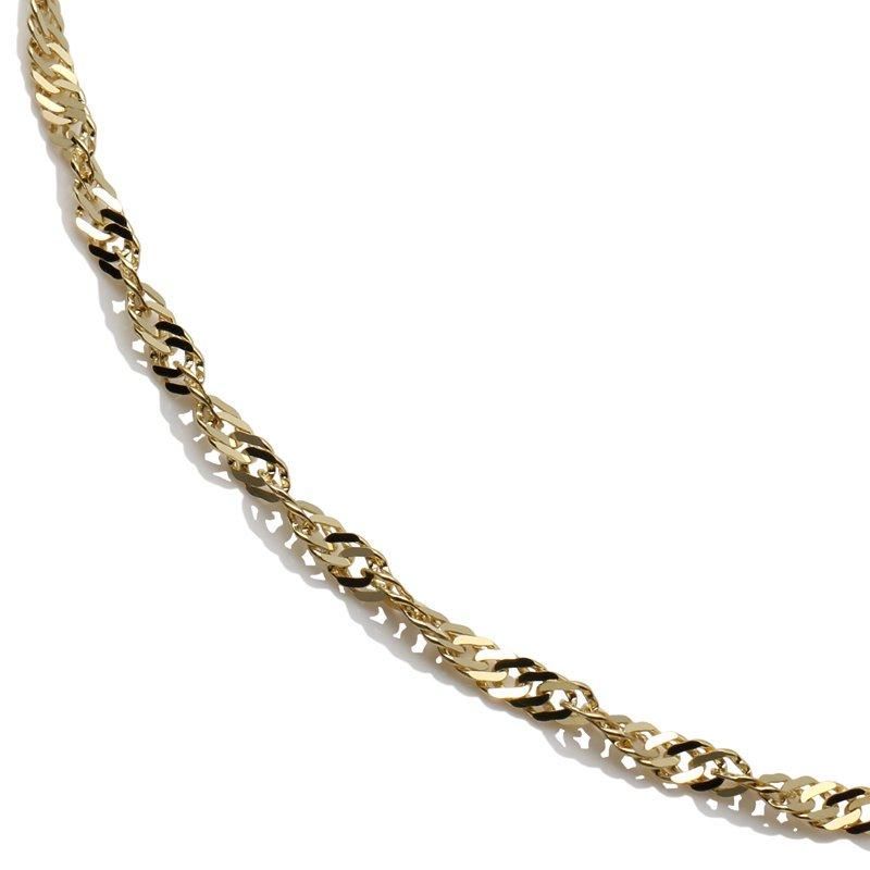 10k イエローゴールド チョーカーネックレス 幅2 2mm 33 36cm Avalanche Official Store