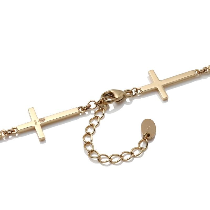 10K イエローゴールド ネックレス 幅10mm 45cm-49cm 3-15497-01 10K イエローゴールド ネックレス 幅10mm 45cm-49cm 3-15497-01