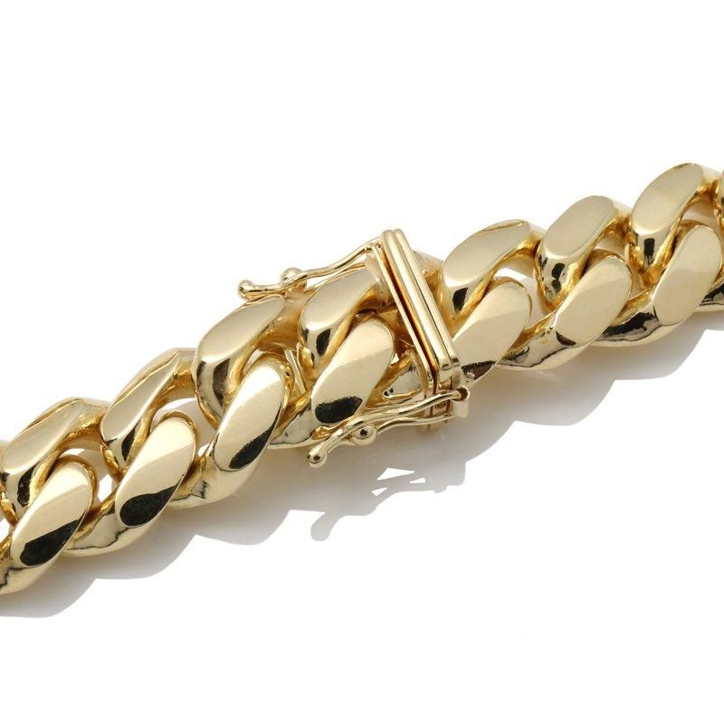 10K イエローゴールド マイアミネックレス 幅11.5mm 50cm 定価 10K イエローゴールド マイアミネックレス 幅11.5mm 50cm 定価