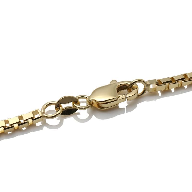 10K イエローゴールド ボックスネックレス 幅2mm 50cm-60cm 10K イエローゴールド ボックスネックレス 幅2mm 50cm-60cm