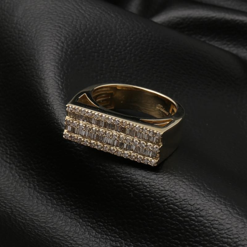 10K イエローゴールド リング 22号 アバランチ ダイヤモンド 10K イエローゴールド リング 22号 0625857-ALY