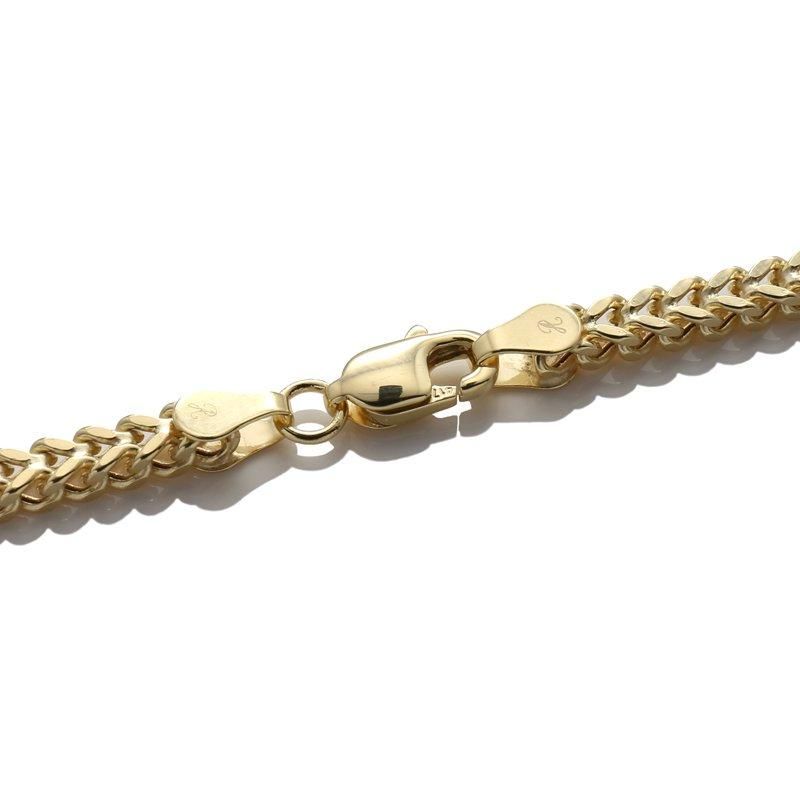 10K イエローゴールド フランクリンブレスレット 幅2mm 16cm-19cmUKHB000196 - AVALANCHE OFFICIAL STORE