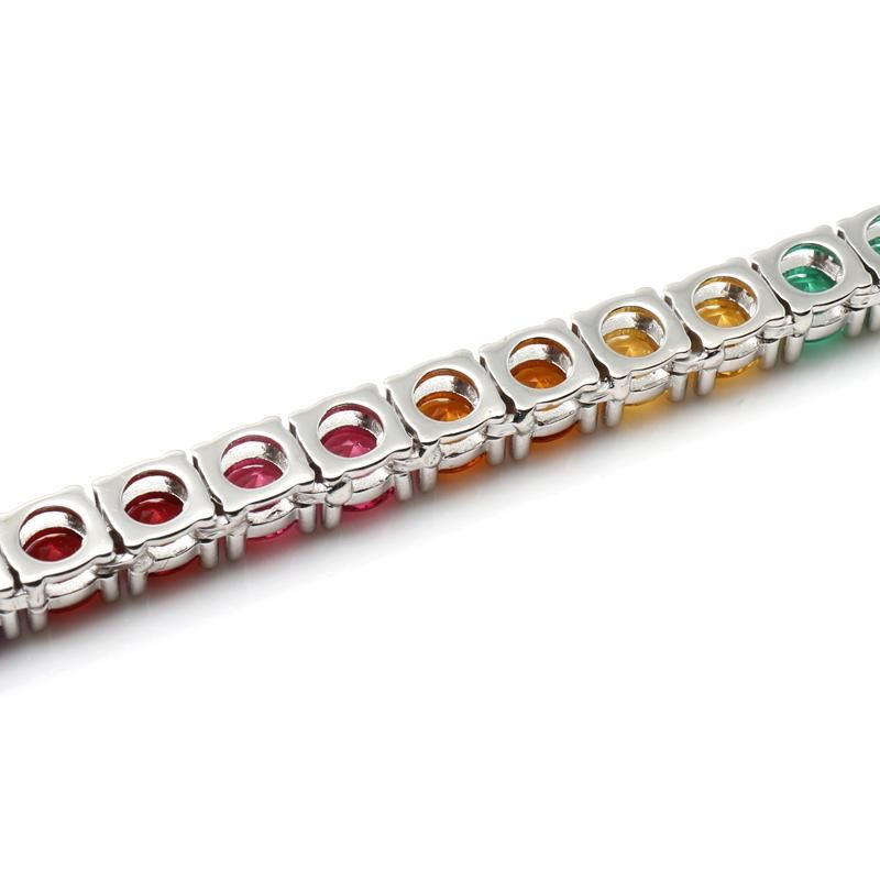 シルバー テニスネックレス 幅4.5mm 45cm-50cm - AVALANCHE シルバー テニスネックレス 幅4.5mm 45cm-50cm - AVALANCHE