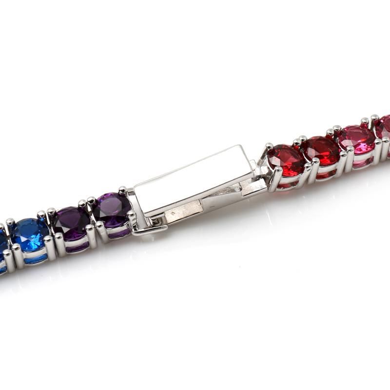 シルバー テニスネックレス 幅4.5mm 45cm-50cm - AVALANCHE シルバー テニスネックレス 幅4.5mm 45cm-50cm - AVALANCHE