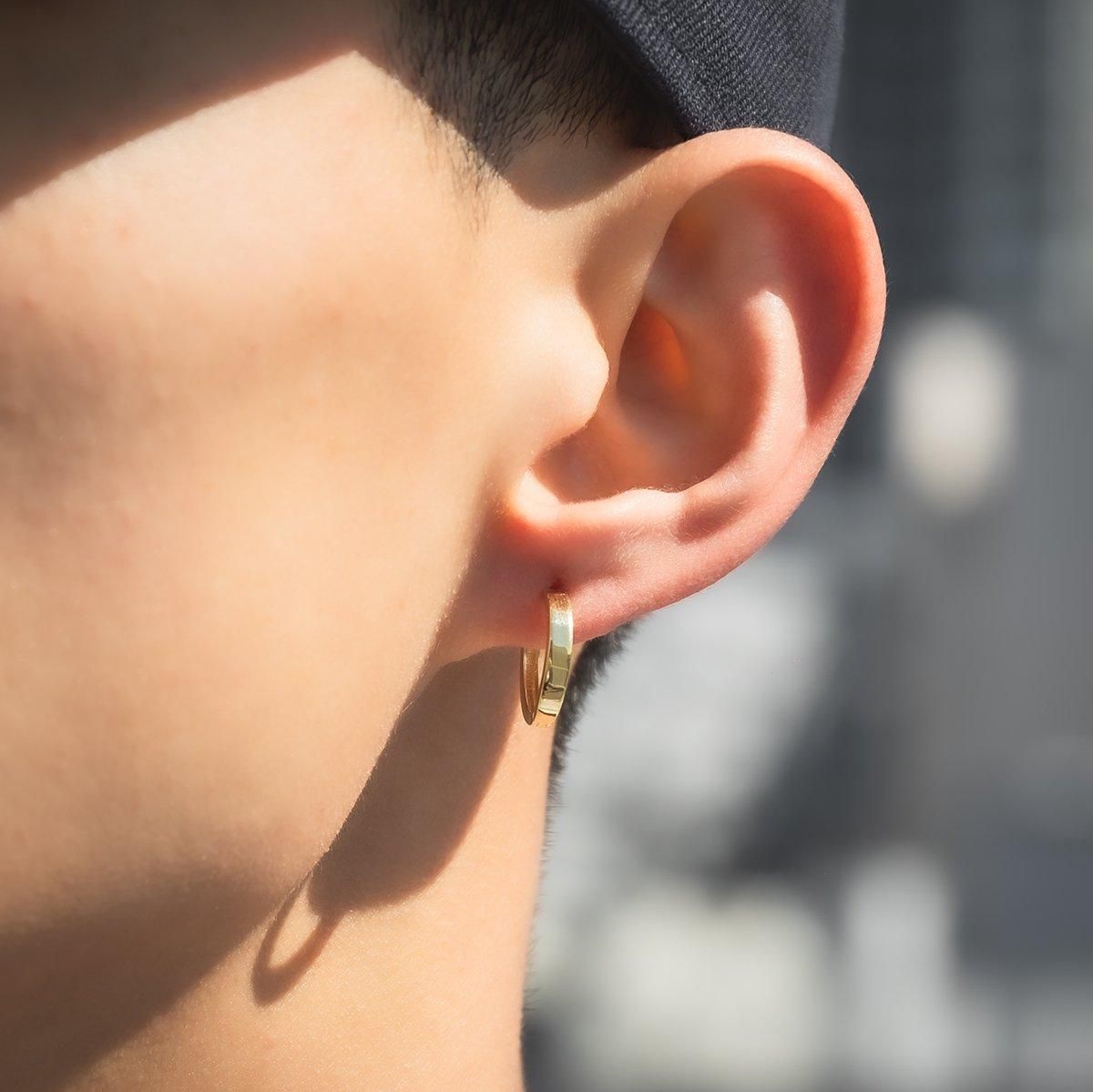 10K イエローゴールド ピアス 15mm - AVALANCHE OFFICIAL STORE 10K イエローゴールド ピアス 15mm - AVALANCHE OFFICIAL STORE
