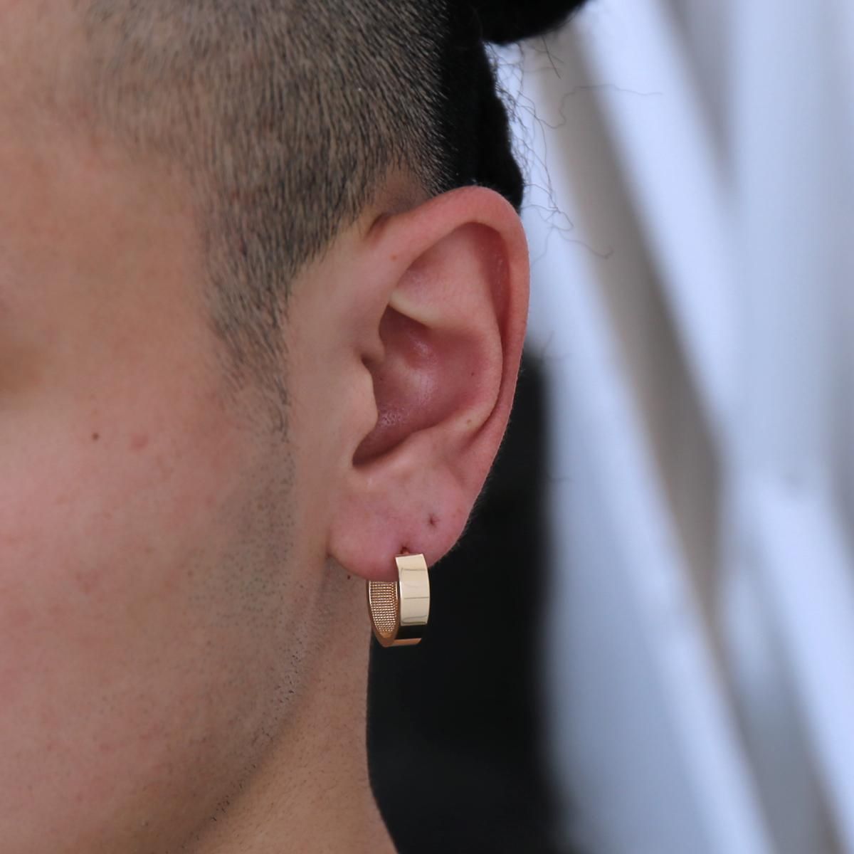 AVALANCHE 10k イエローゴールド ピアス 17mm | legaleagle.co.nz