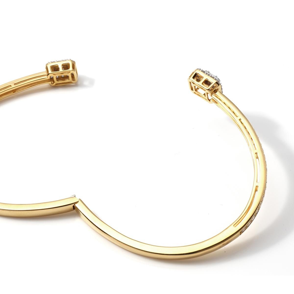 ダイヤモンド 10K イエローゴールド バングル 幅19mm 17cm 定価 ダイヤモンド 10K イエローゴールド バングル 幅19mm 17cm 定価