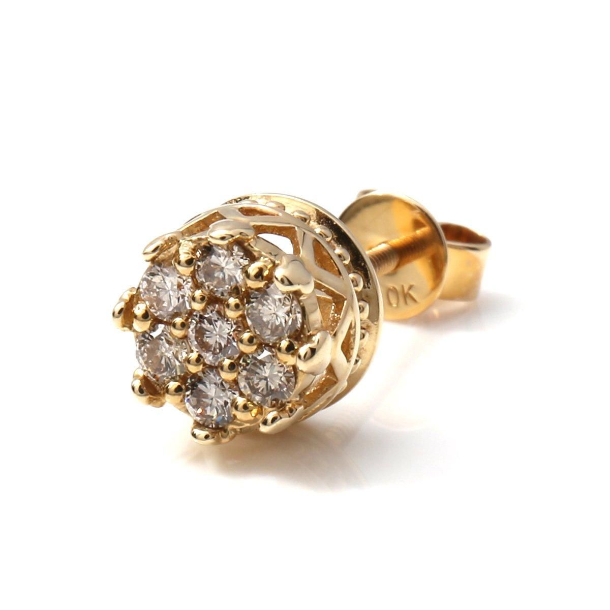 AVALANCHE 14K ダイヤモンド ピアス | www.ibnuumar.sch.id
