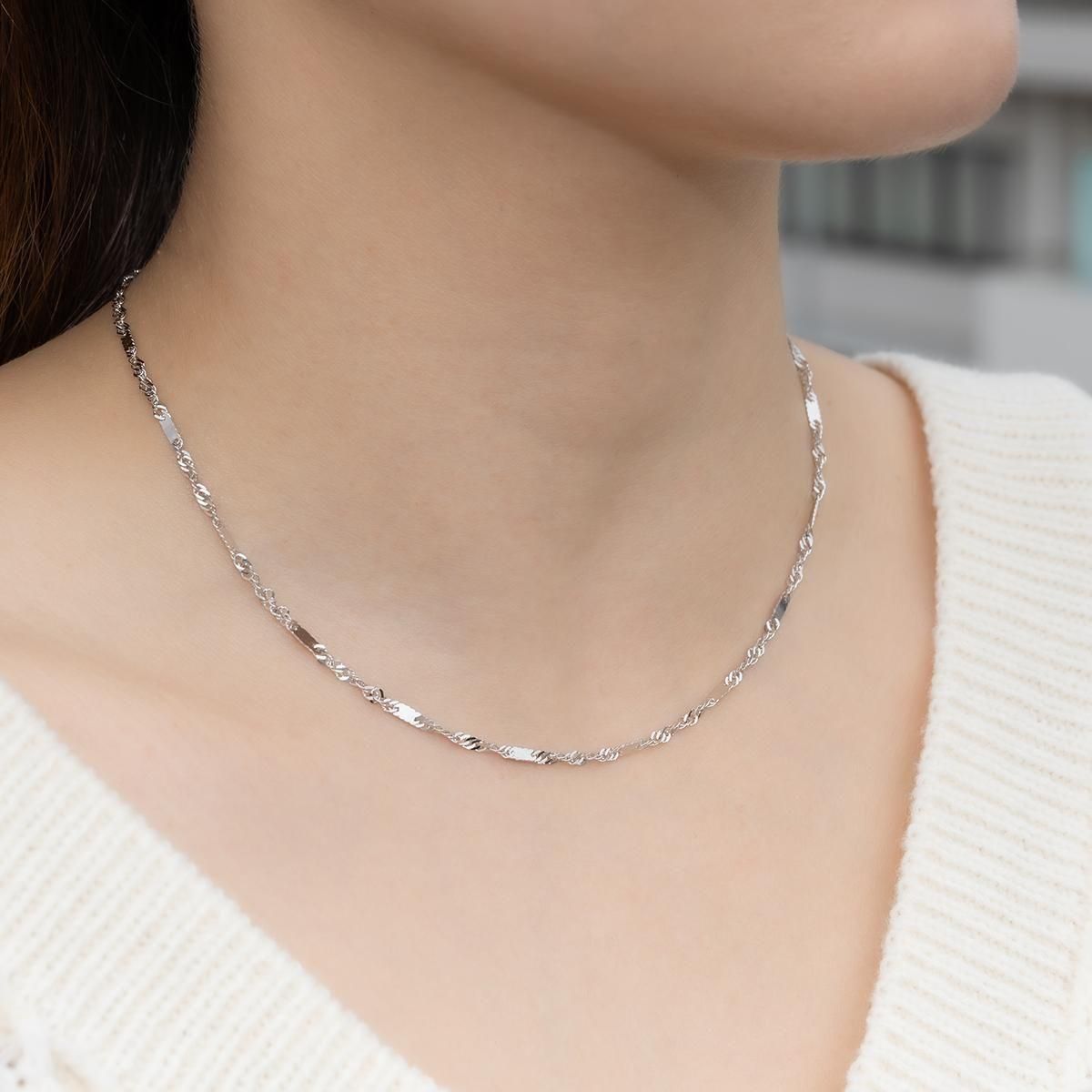 シルバー ネックレス&ペンダント 45cm-50cm いぶし加工 3-14131