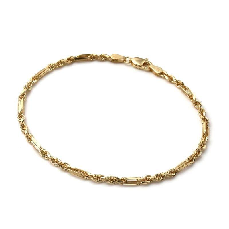 10K イエローゴールド マイアミネックレス 幅3.2mm 45cm-60cm 10K イエローゴールド マイアミネックレス 幅3.2mm 45cm-60cm
