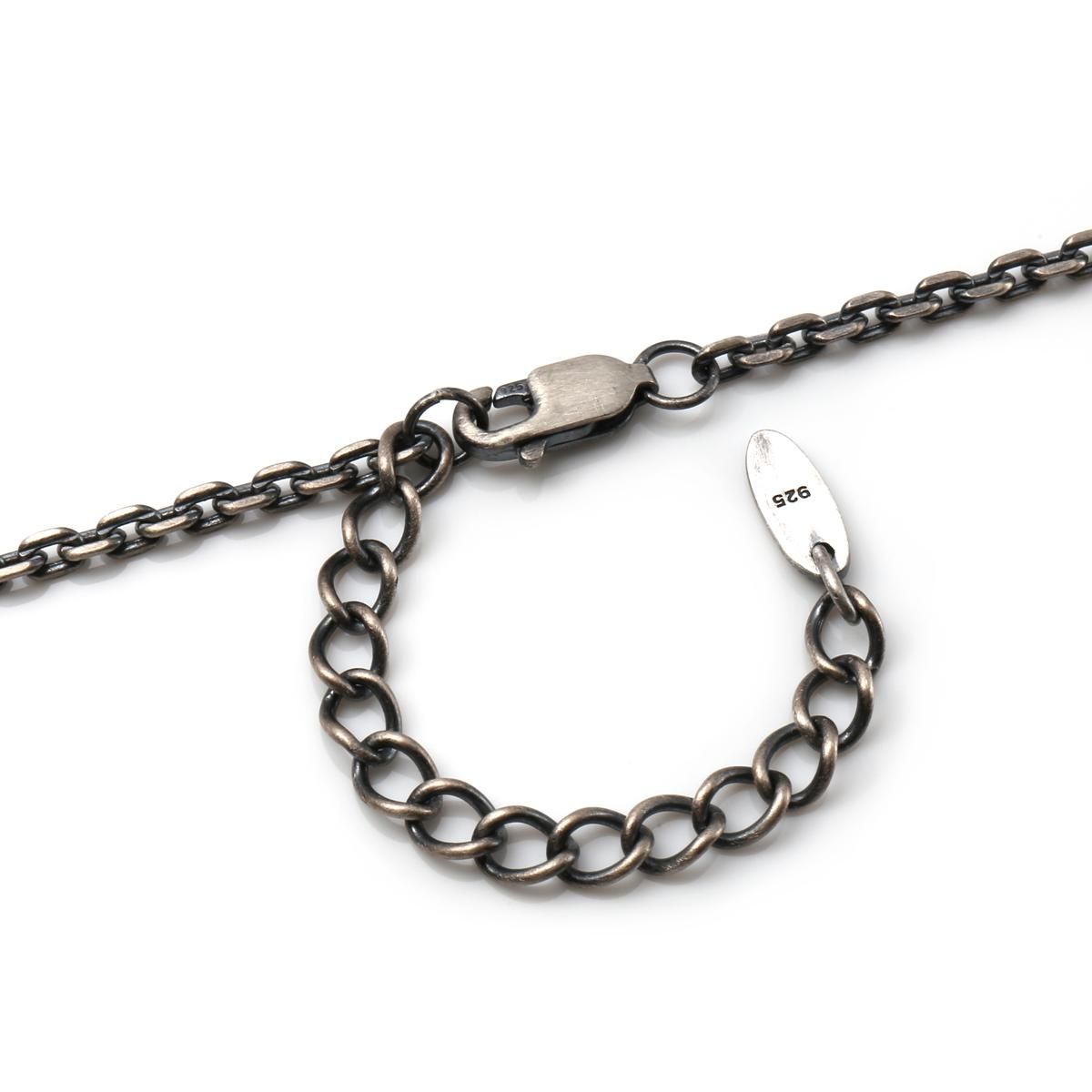 シルバー ネックレス&ペンダント 45cm-50cm いぶし加工 3-13163 シルバー ネックレス&ペンダント 45cm-50cm いぶし加工 3-13163