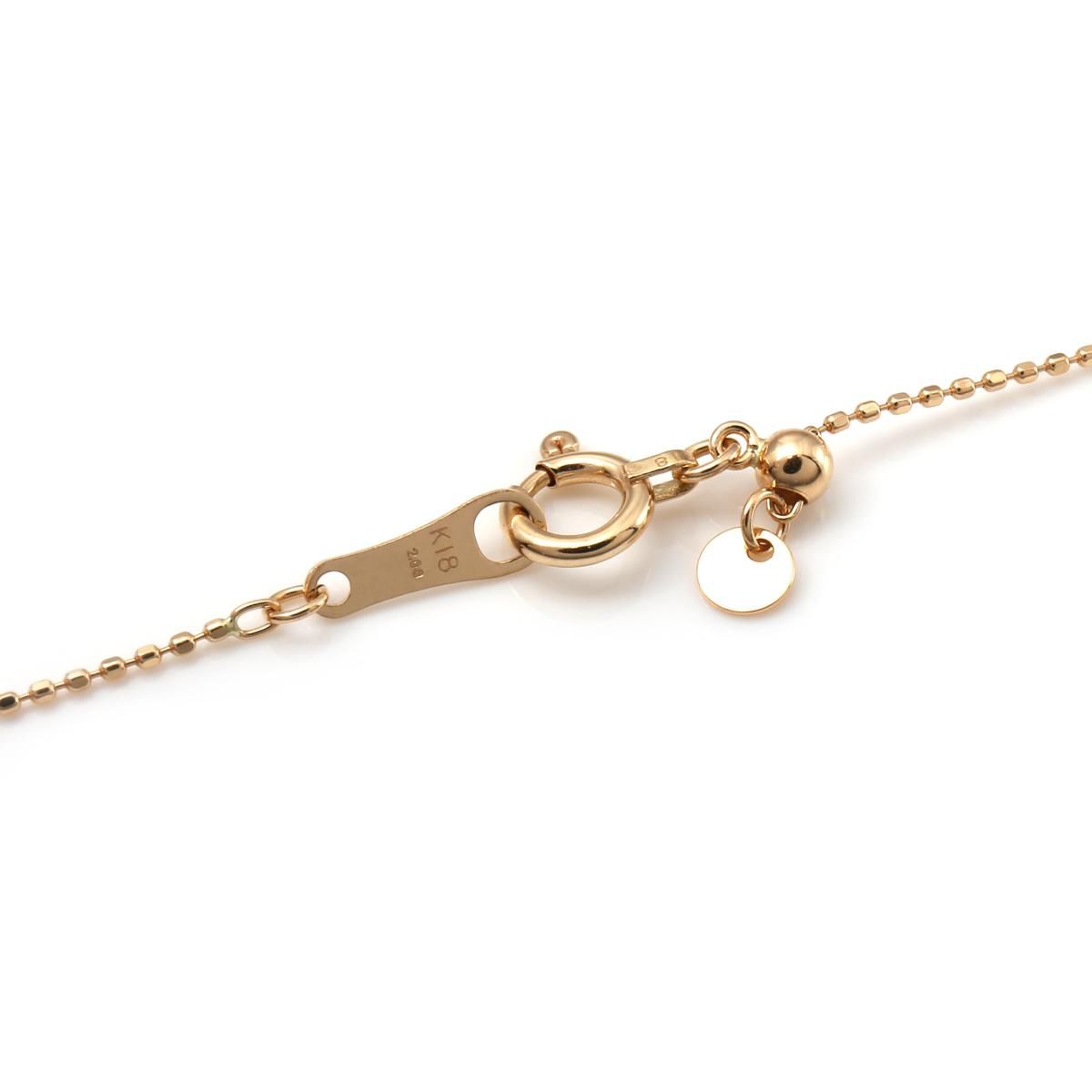 ダイヤモンド 18K イエローゴールド ネックレス&ペンダント 45cm ダイヤモンド 18K イエローゴールド ネックレス&ペンダント 45cm