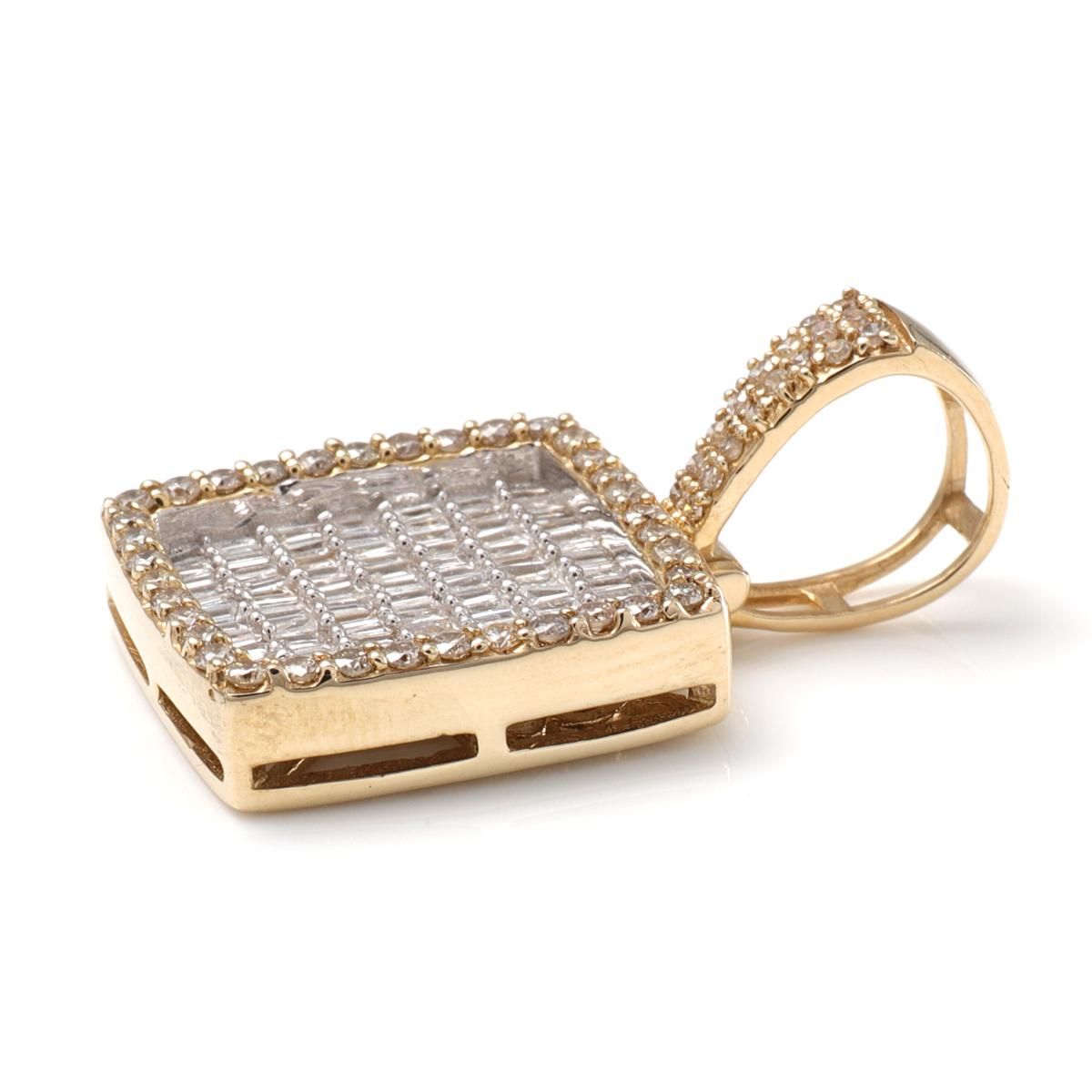 ダイヤモンド 10K イエローゴールド ペンダント A121230