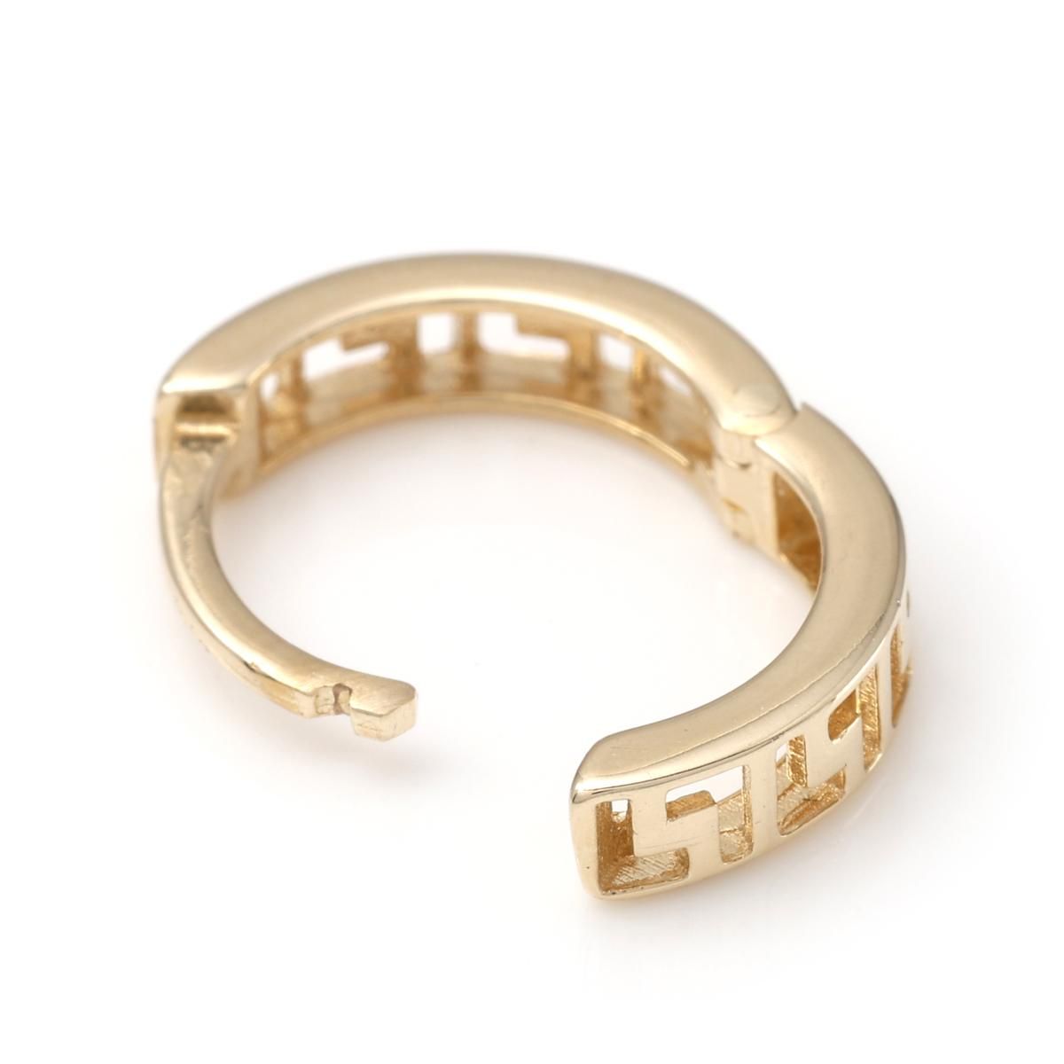 AVALANCHE イエローゴールド 10k ピアス リング フープ　美品 10K イエローゴールド ピアス 17mm - AVALANCHE OFFICIAL STORE