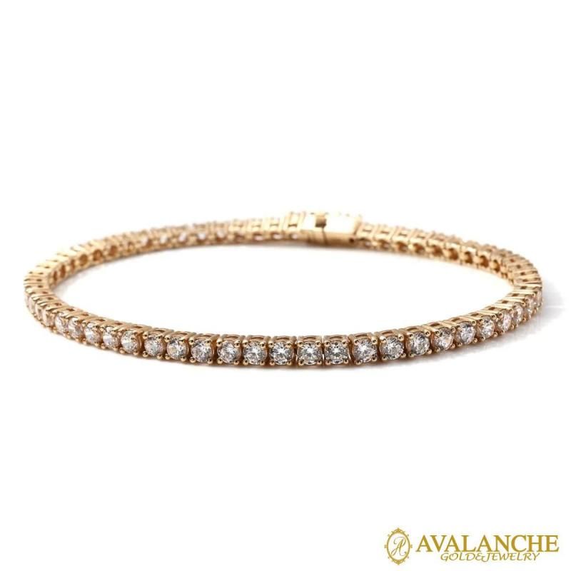 AVALANCHE k10 WG テニスブレス　ダイヤ　1ct　本日中最終値下げ ダイヤモンド ブレスレット - AVALANCHE OFFICIAL STORE
