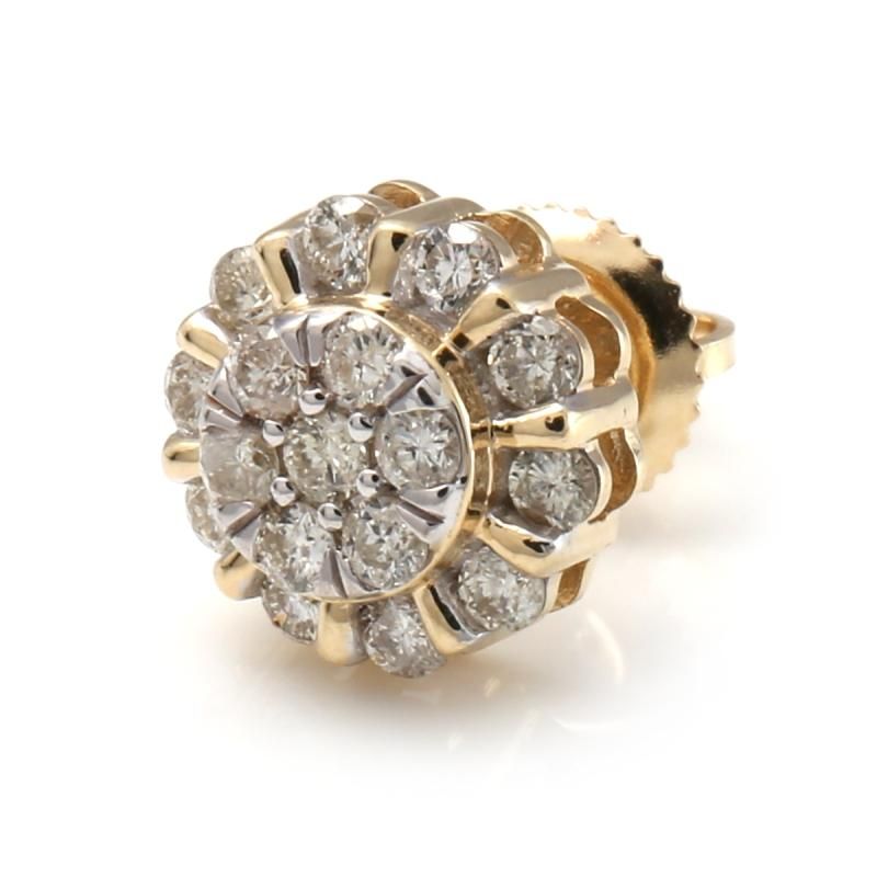 ダイヤモンド 14K イエローゴールド ブレスレット 幅4.5mm 18cm ダイヤモンド 14K イエローゴールド ブレスレット 幅4.5mm 18cm