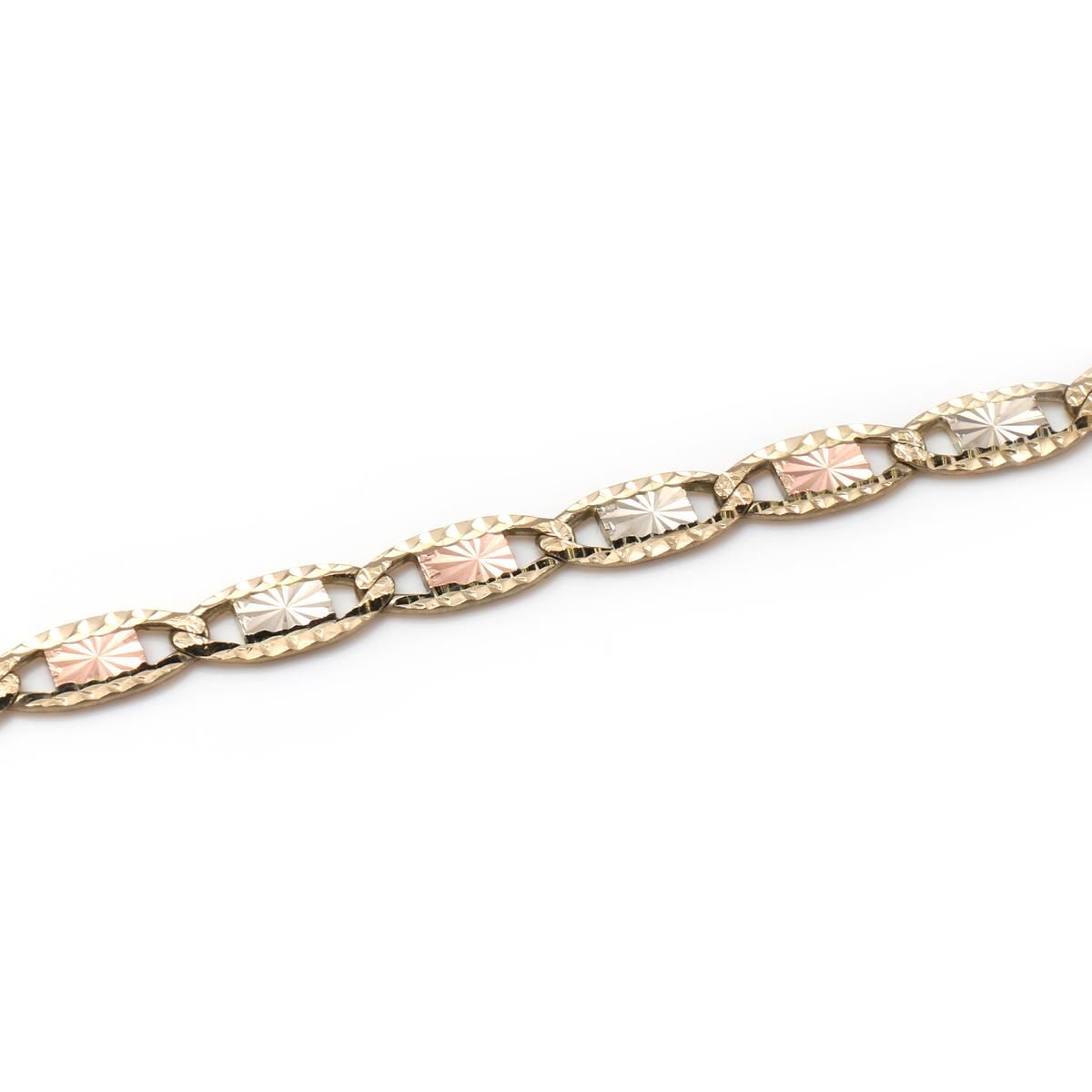 10K イエローゴールド ブレスレット 幅4mm 19cm VAL-4MM 10K イエローゴールド ブレスレット 幅4mm 19cm VAL-4MM