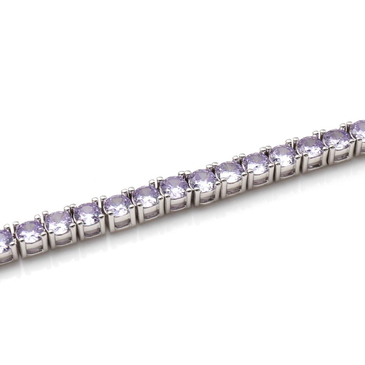 シルバー テニスネックレス 幅3.5mm 40cm-45cm - AVALANCHE シルバー テニスネックレス 幅3.5mm 40cm-45cm - AVALANCHE