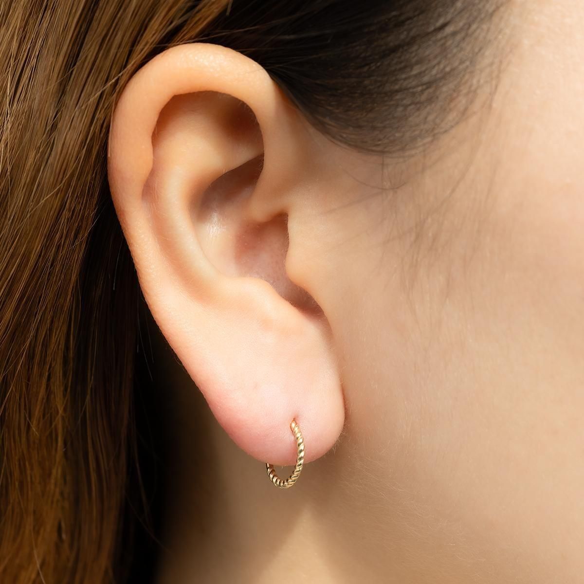 14K イエローゴールド ボディピアス KE042-8 - AVALANCHE 14K イエローゴールド ボディピアス KE042-8 - AVALANCHE