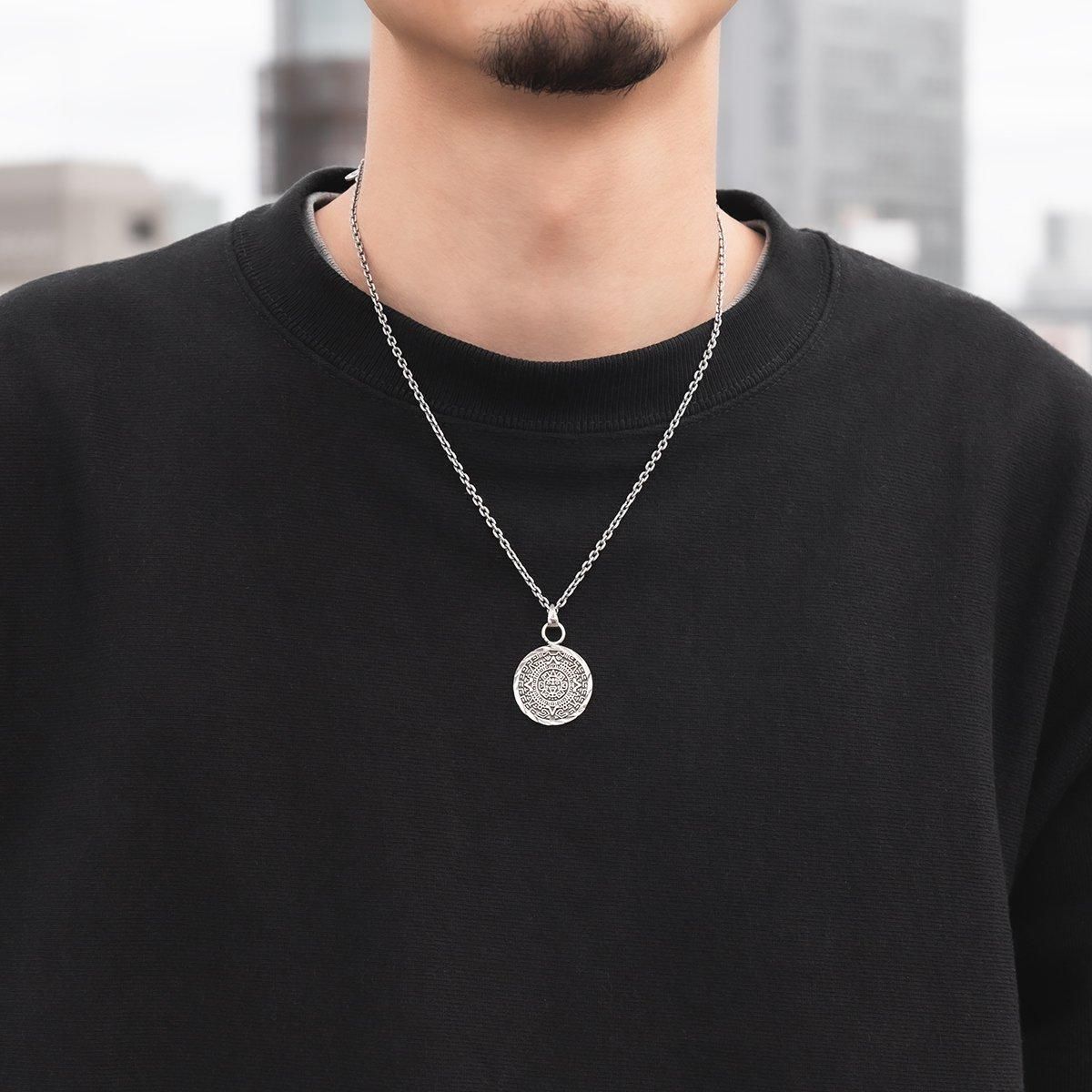 シルバー ネックレス&ペンダント 45cm-50cm いぶし加工 シルバー ネックレス&ペンダント 45cm-50cm いぶし加工