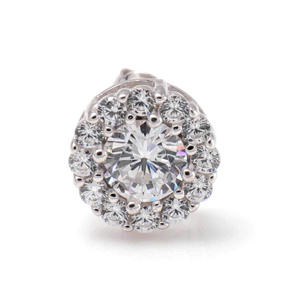 10K ホワイトゴールド ピアス 7mm - AVALANCHE OFFICIAL STORE 10K ホワイトゴールド ピアス 7mm - AVALANCHE OFFICIAL STORE