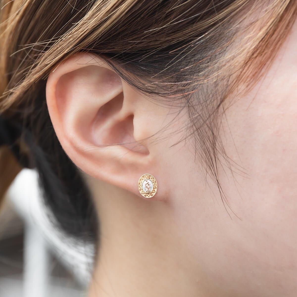 10K イエローゴールド ピアス JE-A18554-YWR-WPL-RPL 10K イエローゴールド ピアス JE-A18554-YWR-WPL-RPL