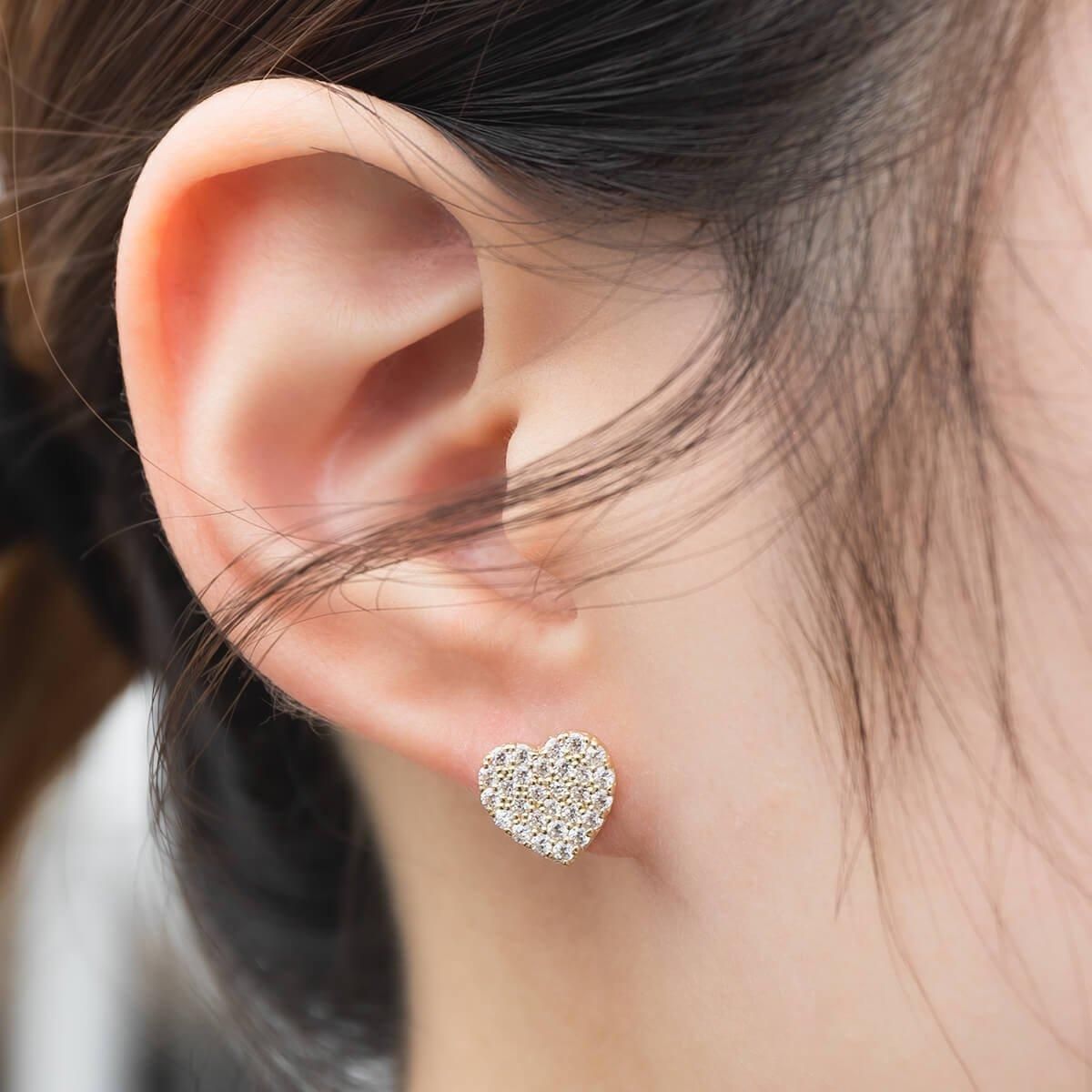 10K イエローゴールド ピアス JE-A37245-CZ - AVALANCHE OFFICIAL STORE