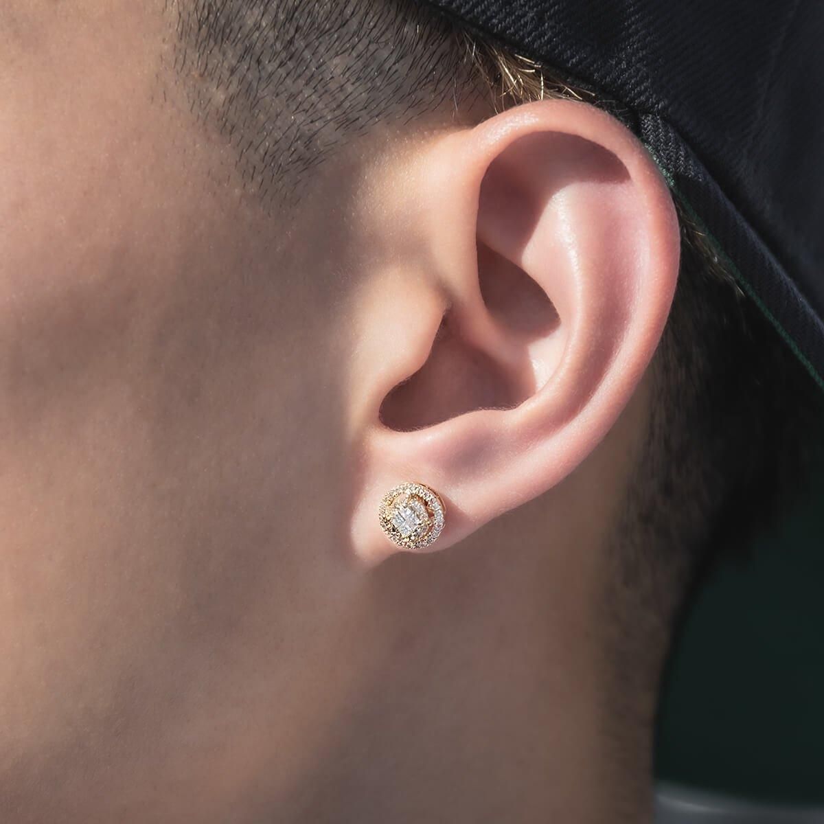 ダイヤモンド 10K イエローゴールド ピアス 8.5mm A0132057 ダイヤモンド 10K イエローゴールド ピアス 8.5mm A0132057