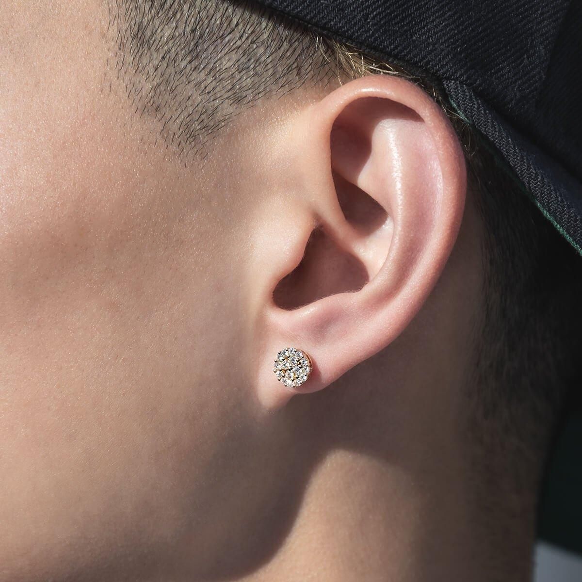 ダイヤモンド 10K イエローゴールド ピアス 7.5mm A0126214 ダイヤモンド 10K イエローゴールド ピアス 7.5mm A0126214