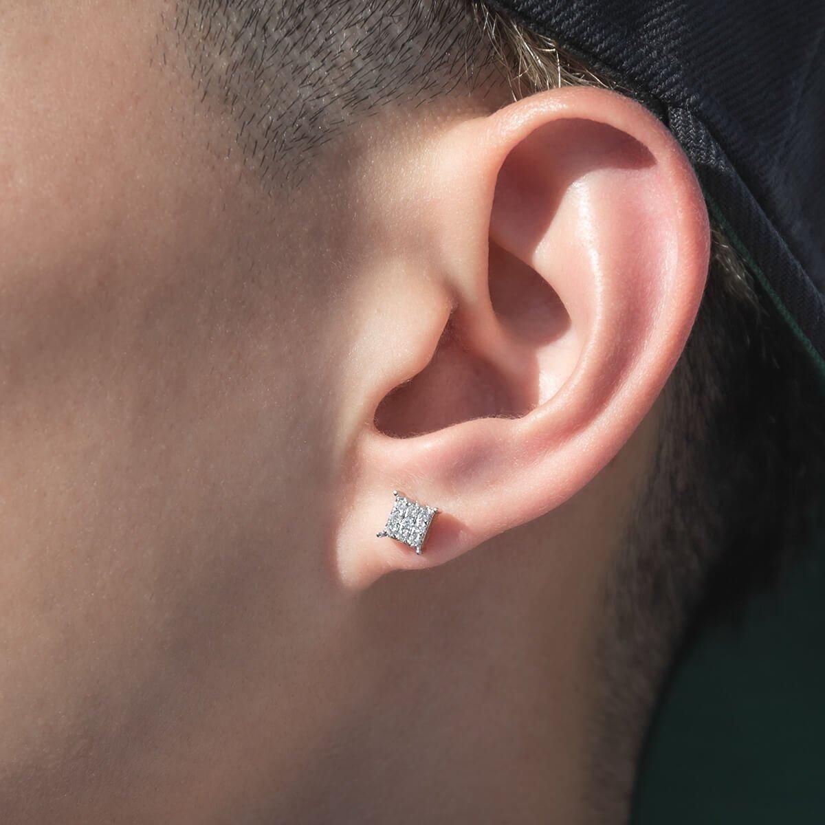 ダイヤモンド 10K イエローゴールド ピアス 6mm A0128031-YG ダイヤモンド 10K イエローゴールド ピアス 6mm A0128031-YG