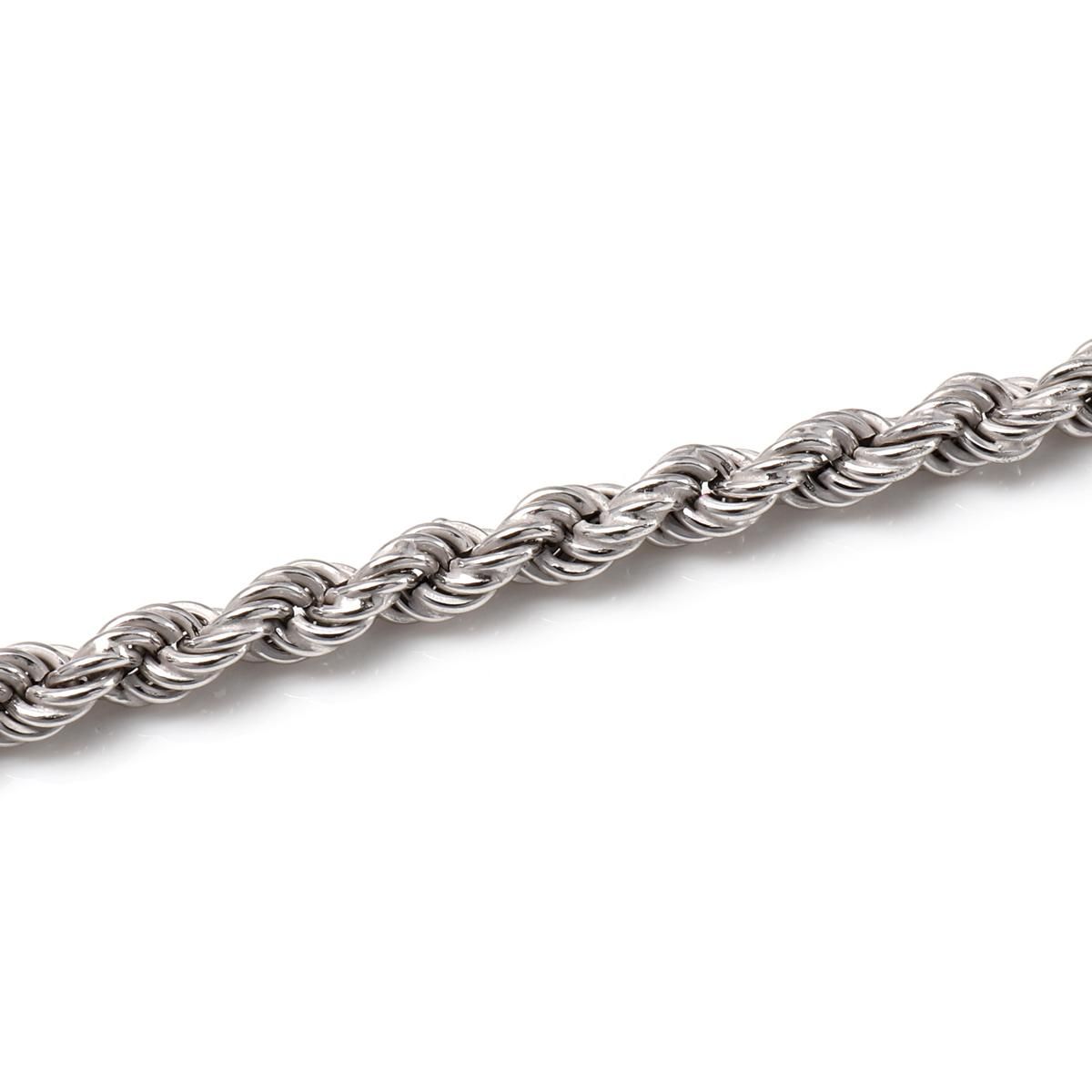 シルバー ロープネックレス 幅3.5mm 50cm-55cm C1066 シルバー ロープネックレス 幅3.5mm 50cm-55cm C1066