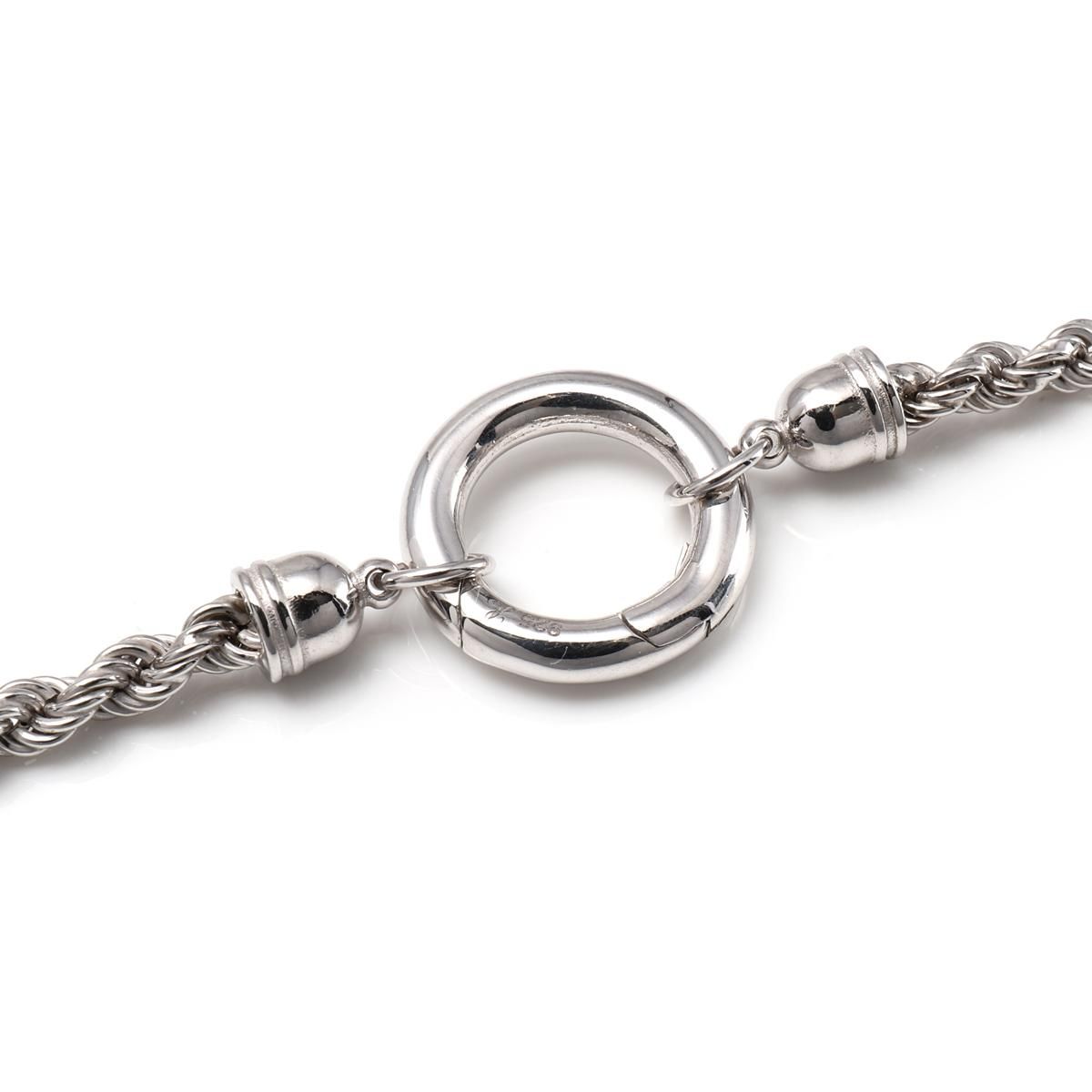 シルバー ロープネックレス 幅3.5mm 50cm-55cm C1066 シルバー ロープネックレス 幅3.5mm 50cm-55cm C1066