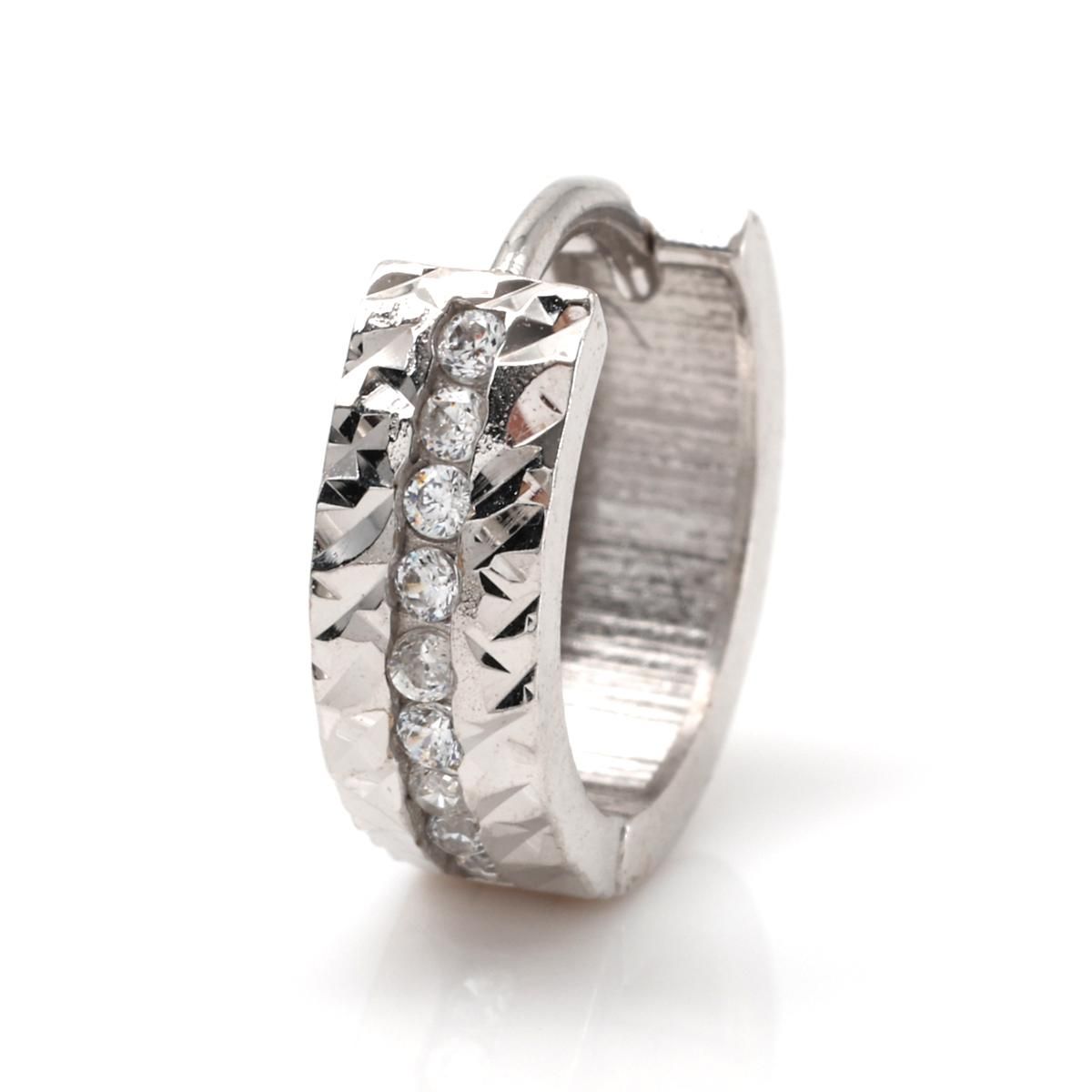 10K ホワイトゴールド ピアス 10.5mm - AVALANCHE OFFICIAL STORE 10K ホワイトゴールド ピアス 10.5mm - AVALANCHE OFFICIAL STORE