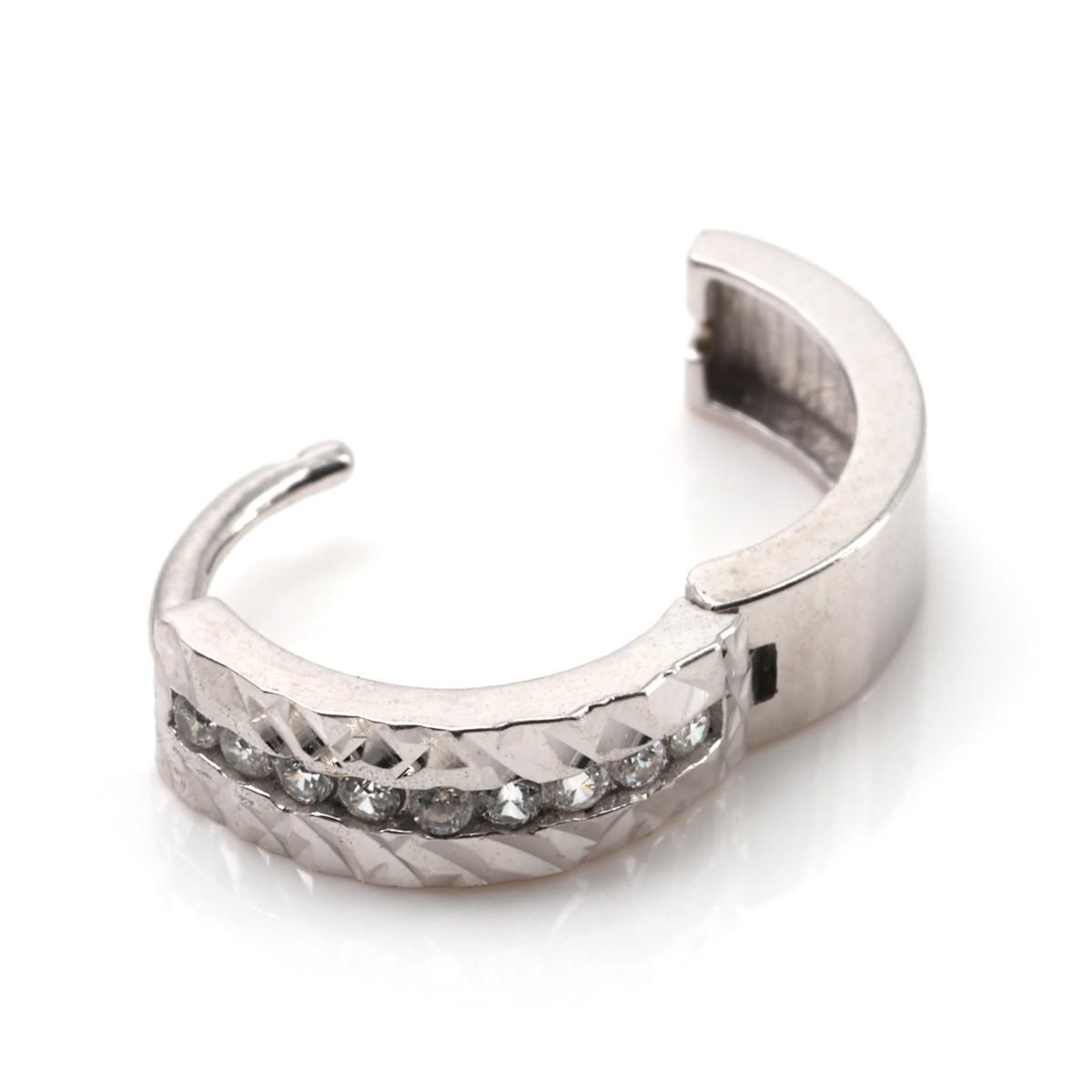 10K ホワイトゴールド ピアス 10.5mm - AVALANCHE OFFICIAL STORE 10K ホワイトゴールド ピアス 10.5mm - AVALANCHE OFFICIAL STORE