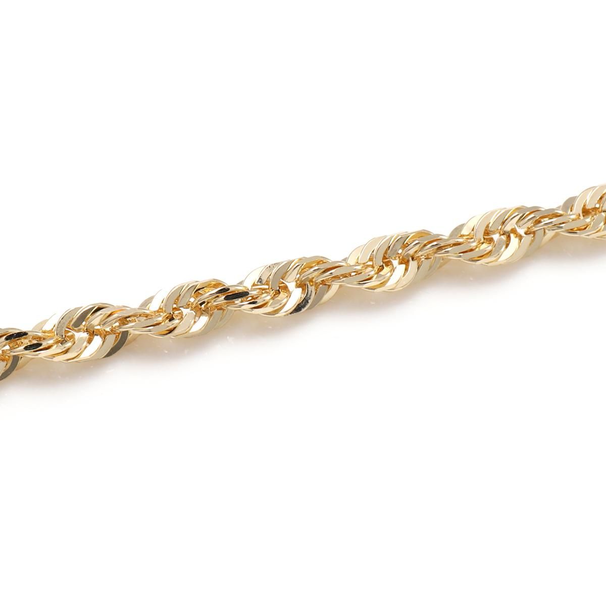10K イエローゴールド ロープネックレス 幅2.8mm 45cm-60cm 10K イエローゴールド ロープネックレス 幅2.8mm 45cm-60cm
