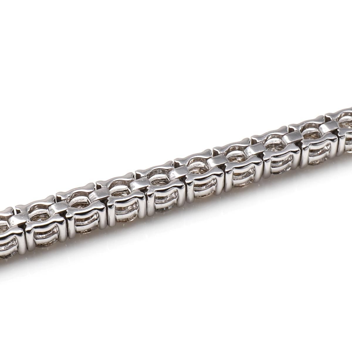 ダイヤモンド 14K ホワイトゴールド テニスブレスレット 幅3mm 18cm 定価 1,100,000円【30%OFF】 - AVALANCHE OFFICIAL STORE ダイヤモンド 14K ホワイトゴールド テニスブレスレット 幅3mm 18cm 定価 1,100,000円【30%OFF】 - AVALANCHE OFFICIAL STORE