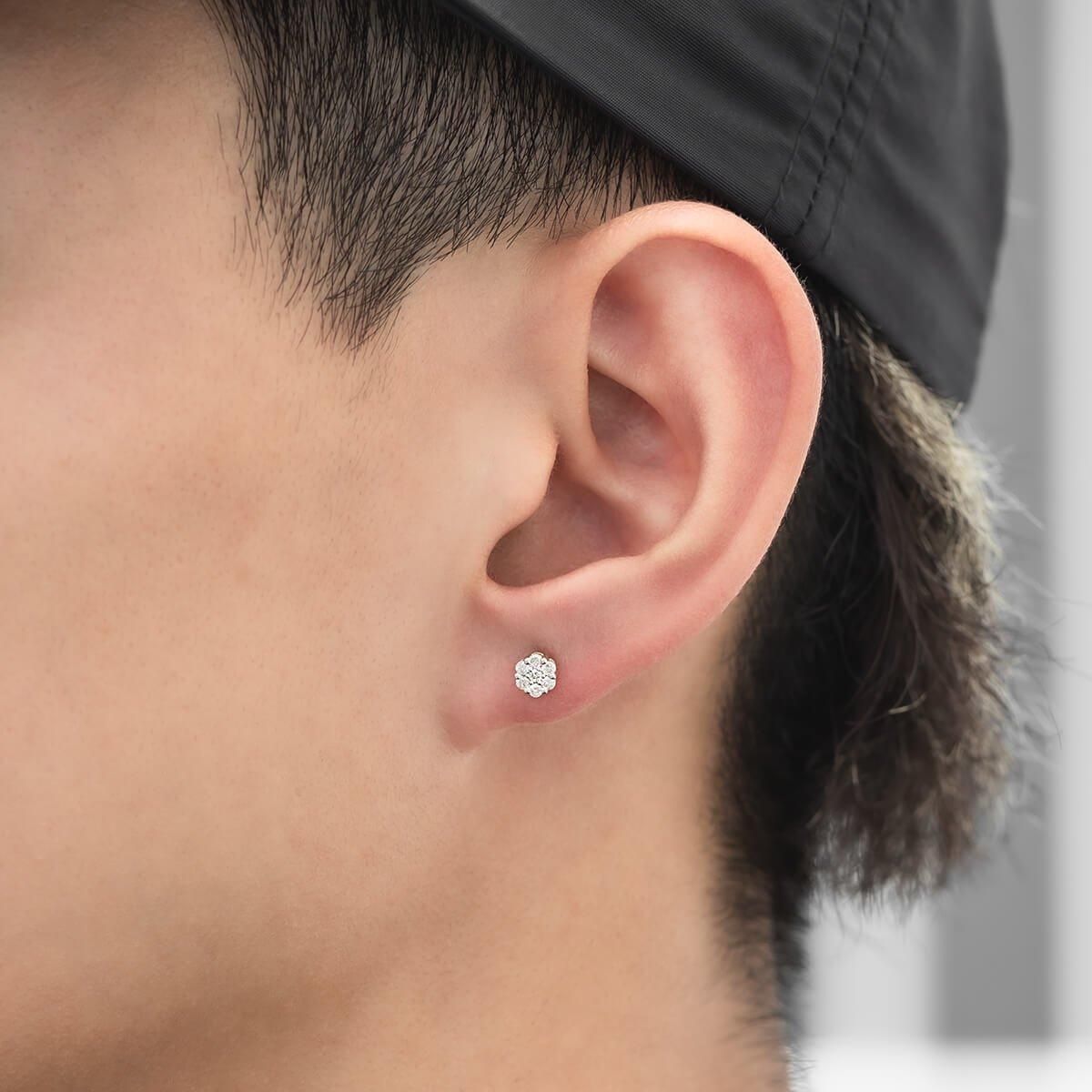 ダイヤモンド 10K イエローゴールド ピアス 4.8mm A0129328-YG ダイヤモンド 10K イエローゴールド ピアス 4.8mm A0129328-YG