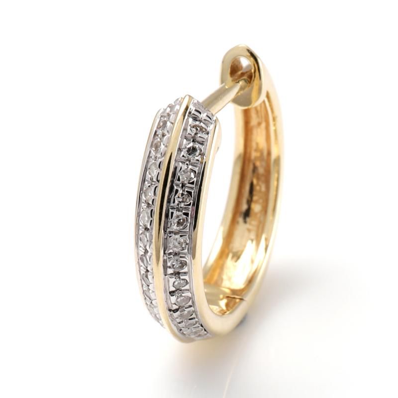 ダイヤモンド 18K イエローゴールド ブレスレット 幅9mm 17cm ダイヤモンド 18K イエローゴールド ブレスレット 幅9mm 17cm