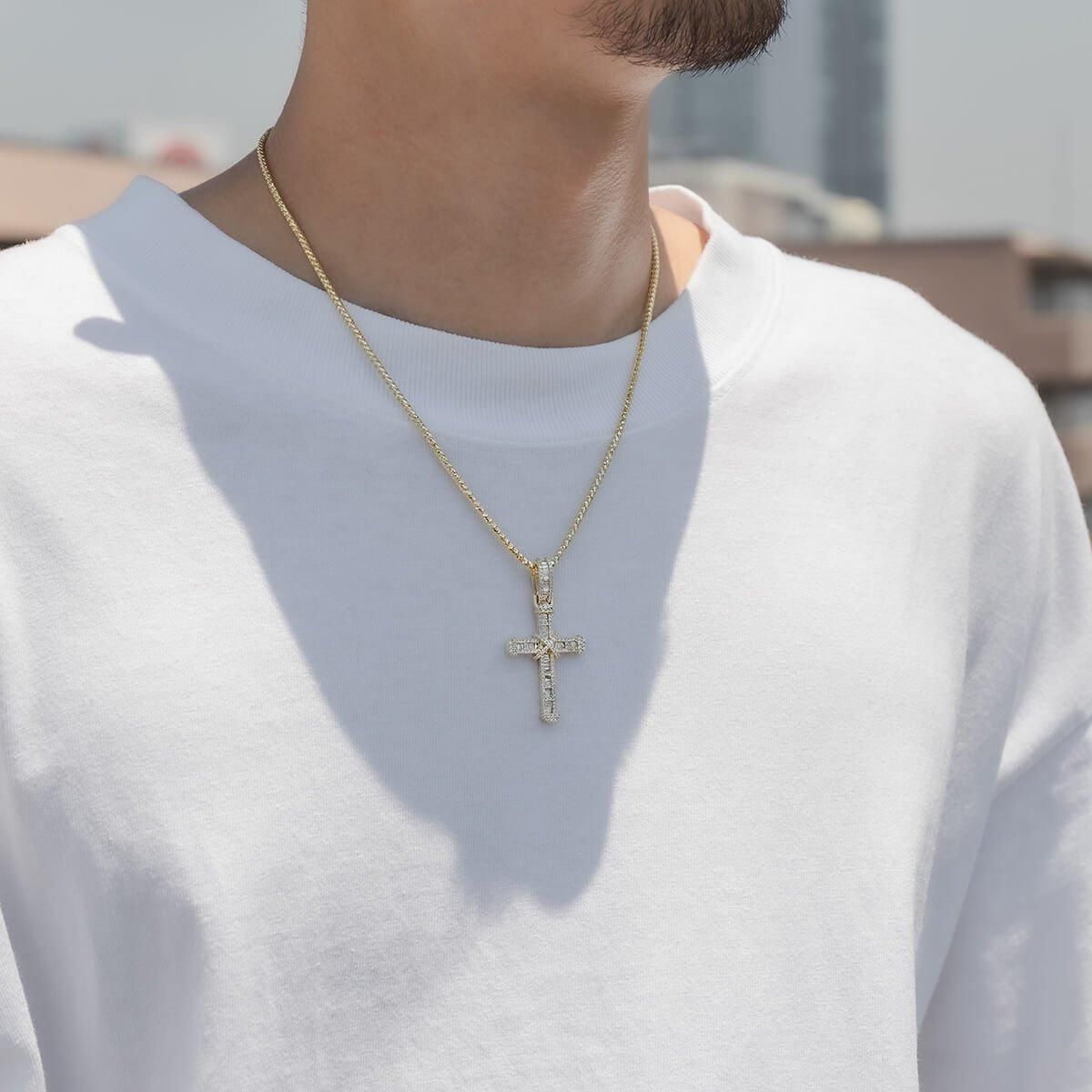 AVALANCHE 10K YG 本物ダイヤモンドペンダント ダイヤモンド 10K イエローゴールド ペンダント - AVALANCHE