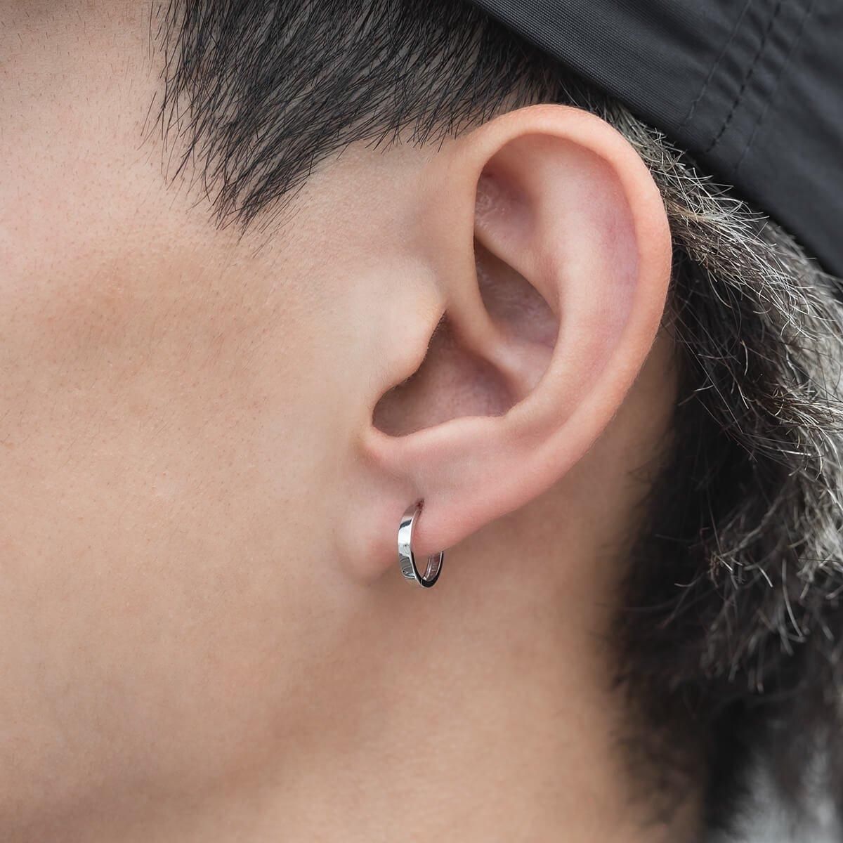 10K ホワイトゴールド ピアス 11mm - AVALANCHE OFFICIAL STORE 10K ホワイトゴールド ピアス 11mm - AVALANCHE OFFICIAL STORE