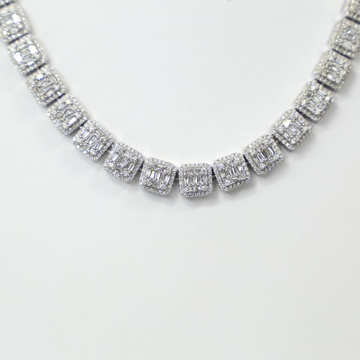 ダイヤモンド 14K ホワイトゴールド ネックレス 幅8mm 56cm 定価 7,200,000円【30%OFF】※海外取寄商品の為2週間程の期間を頂きます - AVALANCHE OFFICIAL STORE ダイヤモンド 14K ホワイトゴールド ネックレス 幅8mm 56cm 定価 7,200,000円【30%OFF】※海外取寄商品の為2週間程の期間を頂きます - AVALANCHE OFFICIAL STORE