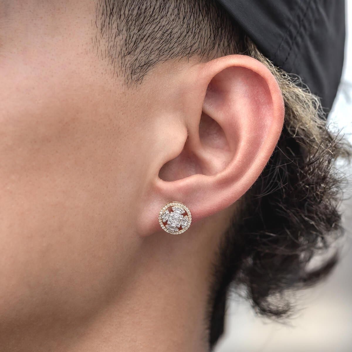 ダイヤモンド 10K イエローゴールド ピアス 10.5mm A134424 ダイヤモンド 10K イエローゴールド ピアス 10.5mm A134424